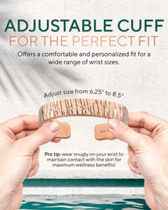Pure Copper Cuff Bracelet – Timber