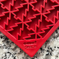 "Peace" Christmas Tree emat - Enrichment Lick Mat for Dogs and Cats | Christmas Tree design | SodaPup