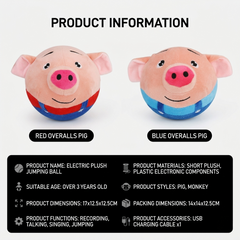 Interactive Jumping Pig Toy Ball