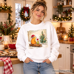 Winnie-the-Pooh Christmas With Friends Sweatshirt, 1926 A.A. Milne Cozy Heartwarming Holiday Sweater