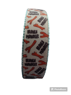 Branch Manager Light Blue Nylon Dog Collar MD, LG, XL, Leash, Martingale