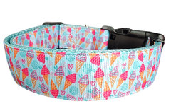 Ice Cream Cones Nylon Dog Collar