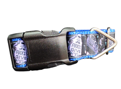 Halloween Snarky Graves Nylon Dog Collar