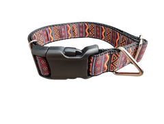 African Tribal Print Nylon Dog Collar