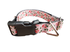 Peach Nylon Dog Collar