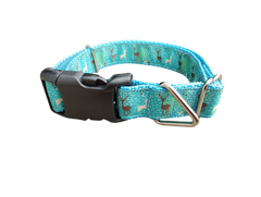 Blue Deer Nylon Dog Collar