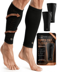 Copper Calf Compression Sleeves (2 Pack)