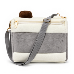 Camera Diaz Plush Crossbody Bag, Cute 9.5" Camera-Shaped Purse for Kids
