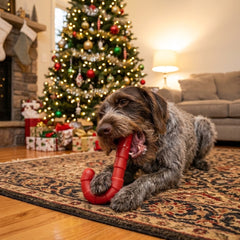 Candy Cane Nylon Dog Toy for Aggressive Chewers | USA Made | SodaPup