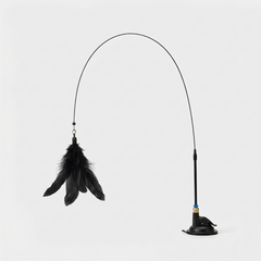 Cat Teaser Toy - Feather Wand