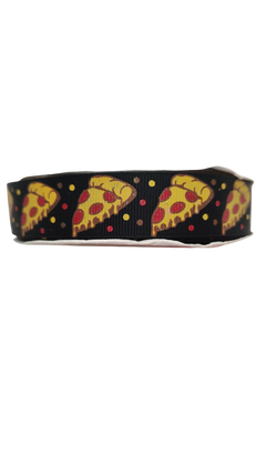 Pizza Nylon Dog Collar