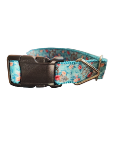Ship Wheels & Compass Nylon Dog Collar