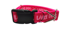 Lake Dog Pink Nylon Dog Collar