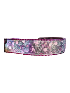 Ouija Floral Nylon Dog Collar, Leash