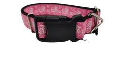 Fuck Pink Nylon Dog Collar
