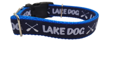 Lake Dog Blue Nylon Dog Collar