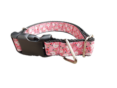 Christmas Chickens Nylon Dog Collar