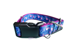 Flamingos Nylon Dog Collar