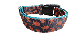 Gingerbread Men Christmas Nylon Dog Collar