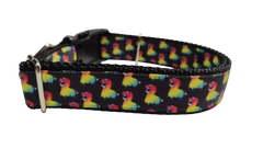 Rainbow Llamacorn Nylon Dog Collar