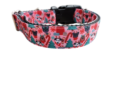 Festive Pups Christmas Nylon Dog Collar