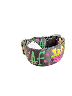1.5" Wide Extra AF Chips & Guac Nylon Dog Collar