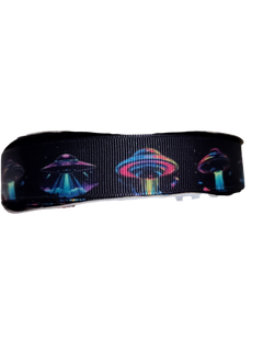 Neon UFO Nylon Dog Collar