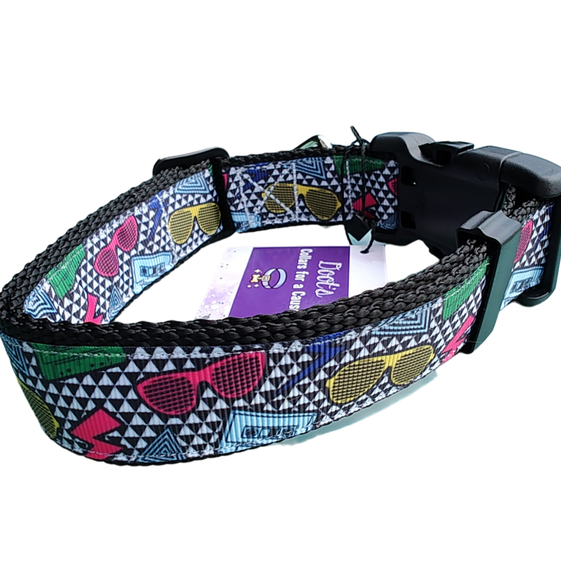 80's Style Nylon Dog Collar