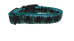 Bigfoot Forest Nylon Dog Collar
