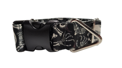 1.5" Skeleton Bones Nylon Dog Collar