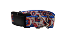 Patriotic Donuts Nylon Dog Collar