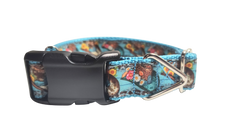 Cowboy Hats and Flowers Nylon Dog Collar