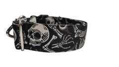 1.5" Skeleton Bones Nylon Dog Collar