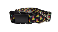 Rainbow Llamacorn Nylon Dog Collar