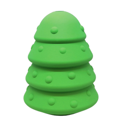 Christmas Tree Dog Toy - Durable Rubber Chew Toy for Large Dogs | USA Made