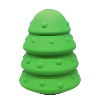 Christmas Tree Dog Toy - Durable Rubber Chew Toy for Large Dogs | USA Made