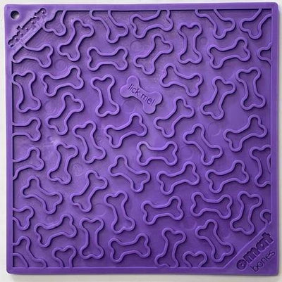 Bones eMat - Enrichment Lick Mat for Dogs and Cats | eMat Enrichment Toy for Anxiety Relief | SodaPup