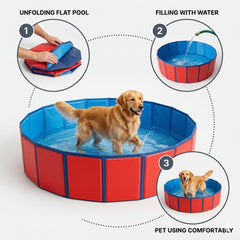 Collapsible Pet Splash & Bath Pool